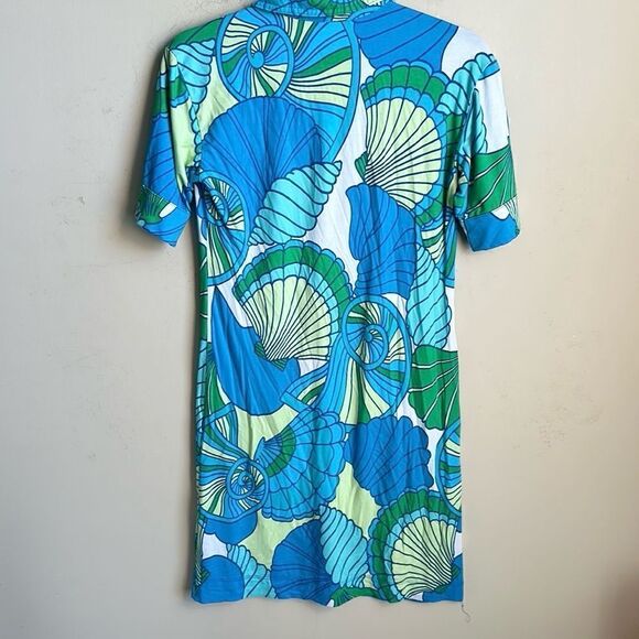 Tori Richard Honolulu Printed Shirt Dress S - Picture 5 of 7